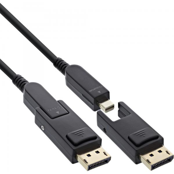 Cavo Inline Displayport 1.4 Aoc - 8k4k - Connettore Displayport Rimovibile - 10 M