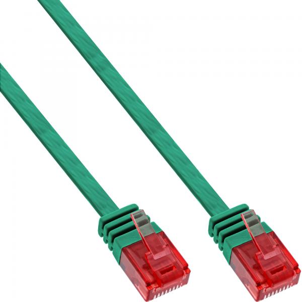 Cavo Patch Inline Piatto - U/utp - Cat.6 - Verde - 2m