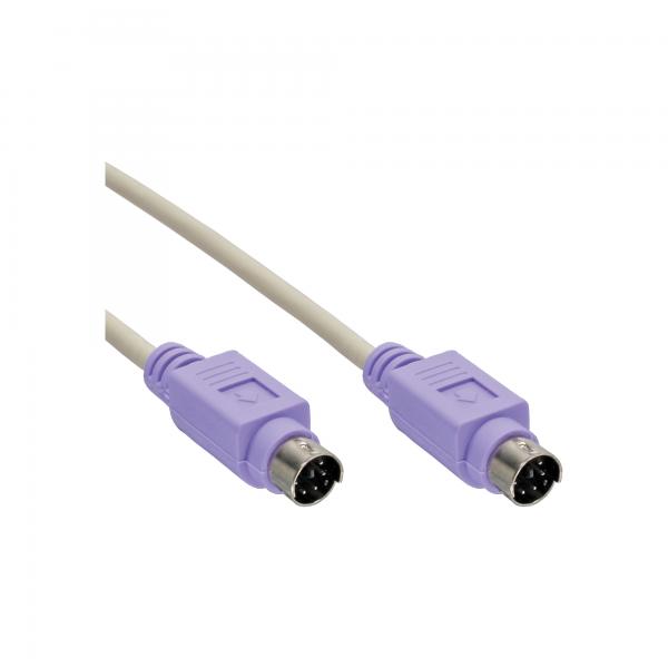 Inline Ps/2 Kabel - Stecker / Stecker - Pc 99 - Farbe Violett - 2m