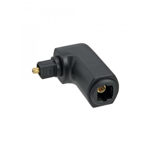 Adattatore Audio Inline Opto - Presa/spina Toslink - Angolato A 90°