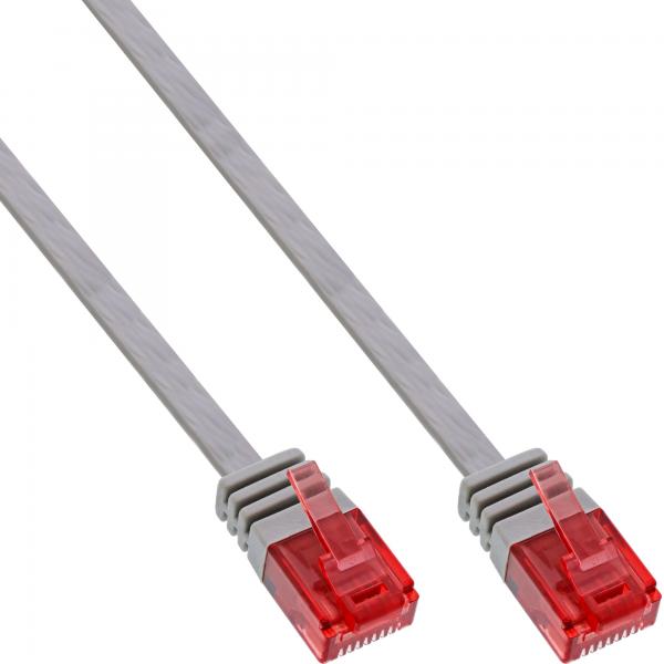 Cavo Patch Piatto Inline - U/utp - Cat.6 - Grigio - 15 M