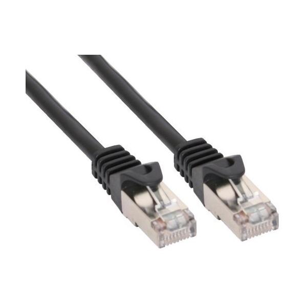 Cavo Patch Crossover Inline - S/ftp - Cat.6 - Nero - 1,5 M