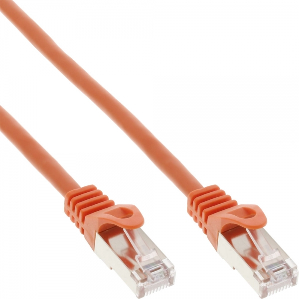 Cavo Patch Inline - Sf/utp - Cat.5e - Arancione - 0,25 M