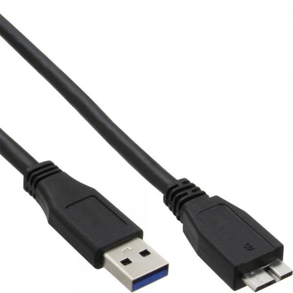 Cavo Inline Usb 3.2 Gen.1 - Da A A Micro B - Nero - 0,5 M
