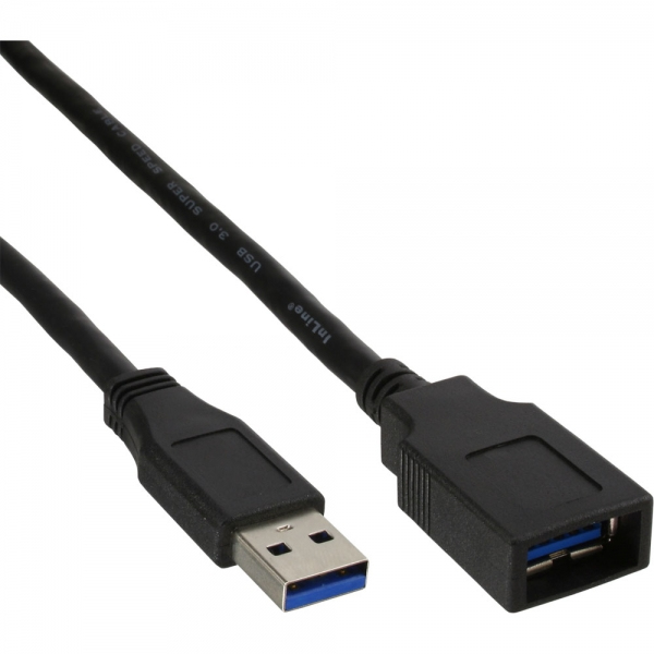 Cavo Inline Usb 3.2 Gen.1 - A Maschio/femmina - Nero - 1,5 M
