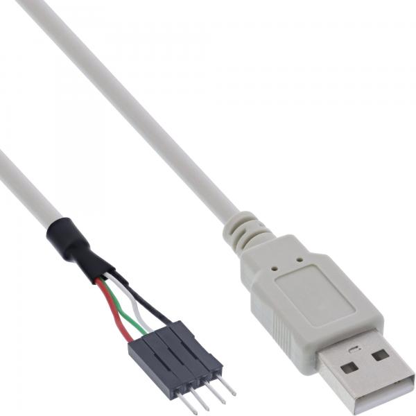 Inline Usb 2.0 Adapterkabel - Stecker A Auf Pfostenanschluss - 0,40m