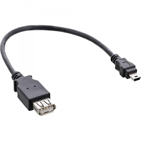Cavo Adattatore Usb 2.0 Inline - Presa A Su Mini A 5 Pin. Spina - 0,2 M