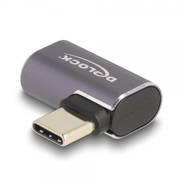 Adattatore Usb Delock - UsB-C A 24 Pin (m) Angolato A Sinistra/destra A UsB-C A 24 Pin (w)