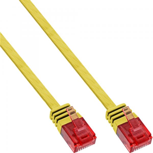 Cavo Patch Piatto Inline - U/utp - Cat.6 - Giallo - 7m