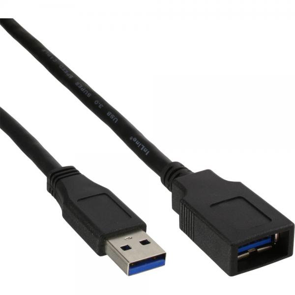 Cavo Inline Usb 3.2 Gen.1 - A Maschio/femmina - Nero - 1 M