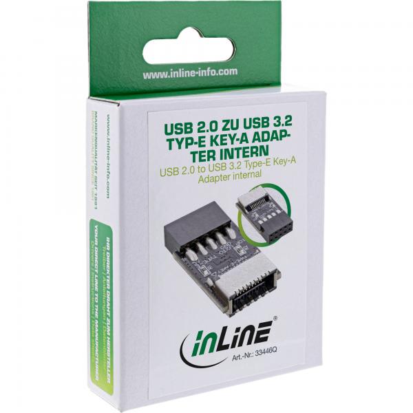 Adattatore Inline Da Usb 2.0 A Usb 3.2 TypE-E KeY-A Interno - Image 3