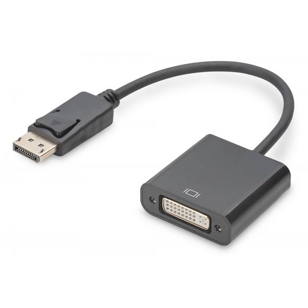 Adattatore/convertitore Displayport Attivo Digitus, Da Dp A Dvi
