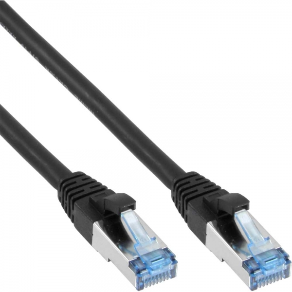 Cavo Patch Inline - S/ftp (pimf) - Cat.6a - Senza Alogeni - Nero - 10 M