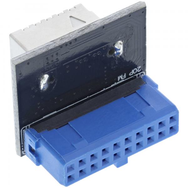 Inline Usb 3.0 A Usb 3.1 Pannello Frontale Adattatore KeY-B Dritto Interno