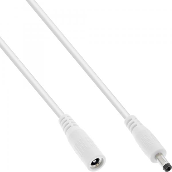 Cavo Prolunga Inline - Spina Cc 4,0x1,7 Mm - Bianco - 3 M