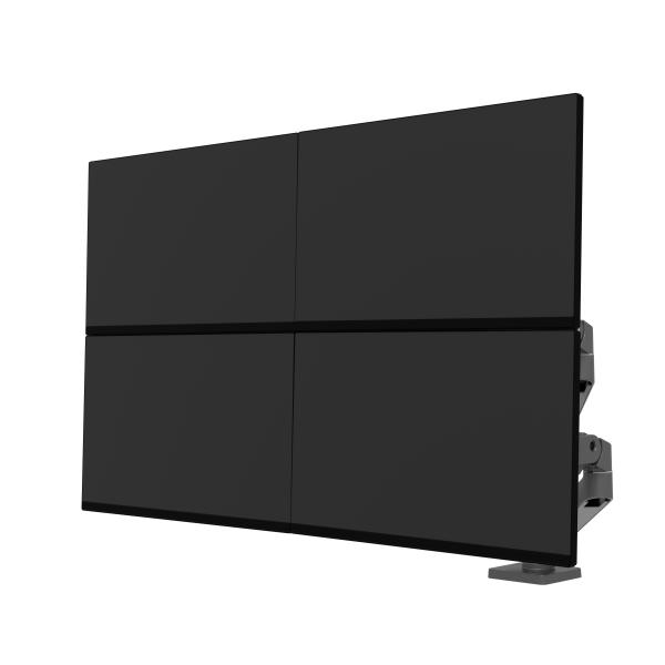 Ergotron Lx Pro - Befestigungskit (doppelarm) - Modular - Für 2 LcD-Displays - Nebeneinander - Aluminium - Dunkelgrau - Bildschirmgröße: Bis Zu 68,6 - Image 3