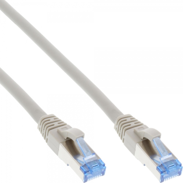 Cavo Patch Inline - S/ftp (pimf) - Cat.6a - Senza Alogeni - Grigio - 1 M