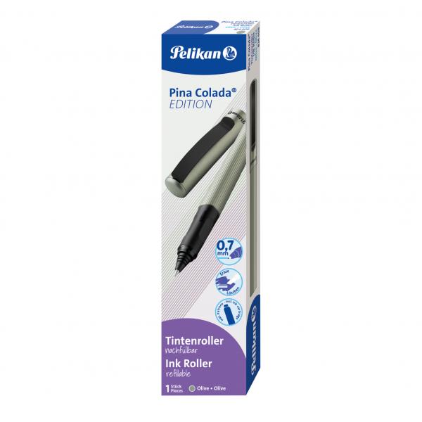 Pelikan Pina Colada Edition, Stick Pen, Oliva, Blu, 0,7 Mm, Fine, Ambidestro