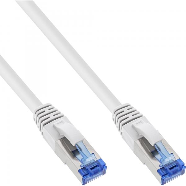 Cavo Patch Inline 70 Confezione Sfusa - S/ftp Cat.6a - Senza Alogeni - Rame - Bianco 1m