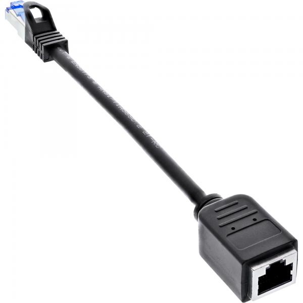 Prolunga Cavo Patch Inline - Protettore Rj45 - S/ftp (pimf) - Cat.6a - 0,2 M