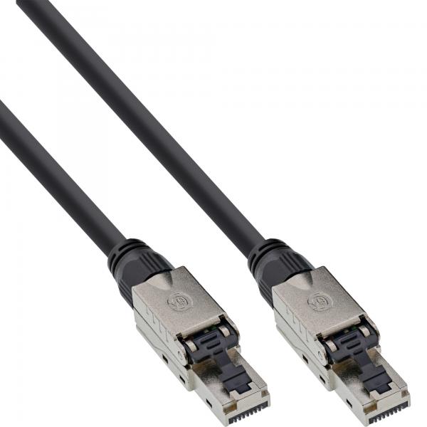 Cavo Patch Inline - U/utp - Cat.6a - Senza Alogeni - Rame Awg23 - Nero - 15 M