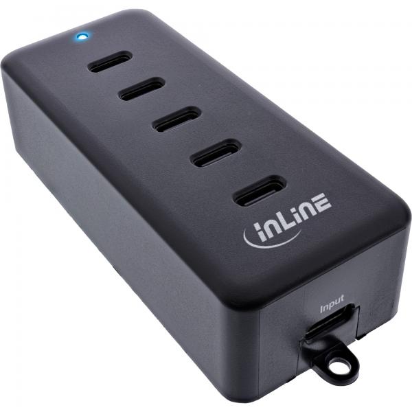 Powerhub UsB-C Inline A 5 Porte - Estensione Caricabatterie - Max