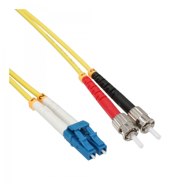 Cavo Duplex In Fibra Ottica Inline - Lc/st - 9/125µm - Os2 - 10 M