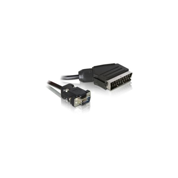 Cavo Video Delock - Vga - HD-15 (vga) Maschio A Scart Maschio