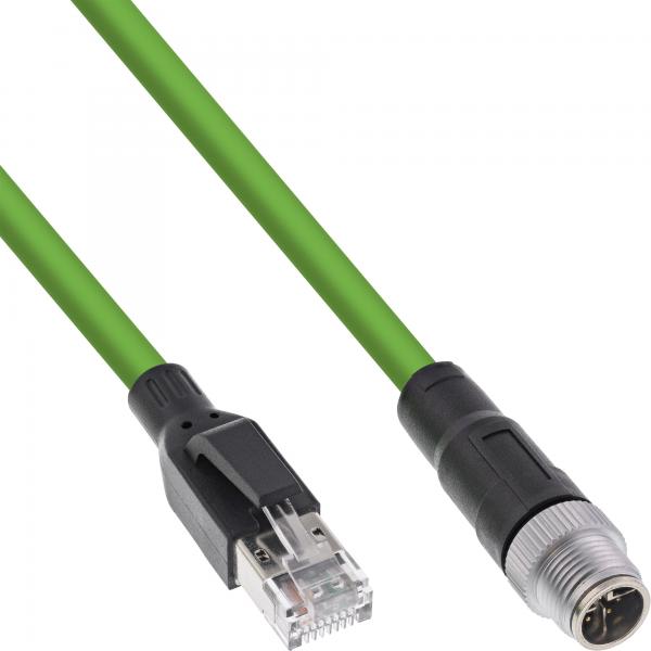 Cavo Di Rete Industriale Inline - M12 8 Pin Maschio Con Codifica X A Rj45 Maschio - Cat.6a 20 M