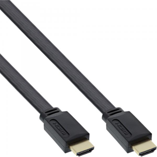 Cavo Piatto Inline Hdmi Ad Alta Velocità Con Ethernet - Disponibile Contatti - Neri - 1m