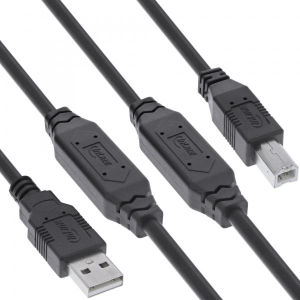 Cavo Attivo Inline Usb 2.0 - Da UsB-A Maschio A UsB-B Maschio - 20 M