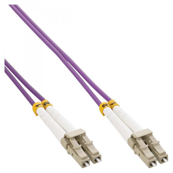 Cavo Duplex In Fibra Ottica Inline - Lc/lc - 50/125µm - Om4 - 3 M