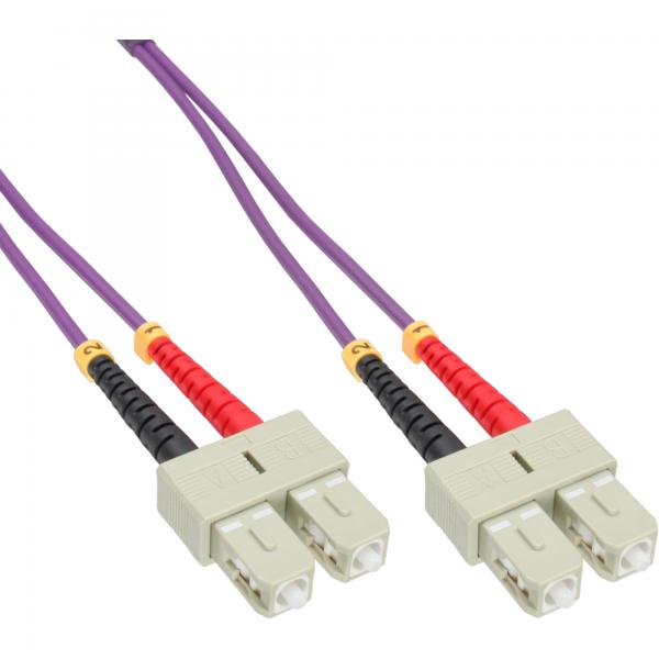 Cavo Duplex In Fibra Ottica Inline - Sc/sc - 50/125µm - Om4 - 5 M