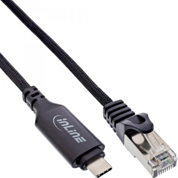 Inline Usb 3.2 Netzwerkadapter Kabel - Gigabit - UsB-C Zu Rj45 Stecker - 5m
