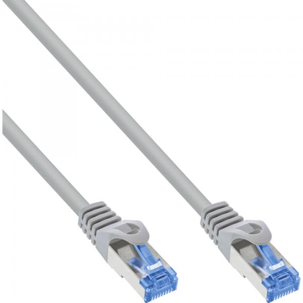 Cavo Patch Inline - Cat.6a - S/ftp - Tpe Flessibile - Grigio - 0,3 M