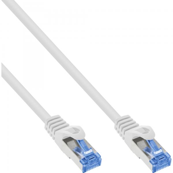 Cavo Patch Inline - Cat.6a - S/ftp - Tpe Flessibile - Bianco - 0,3 M