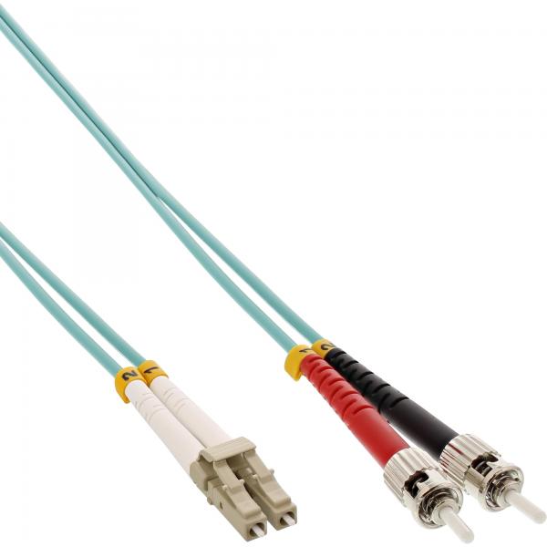 Cavo Duplex In Fibra Ottica Inline - Lc/st - 50/125µm - Om3 - 5 M