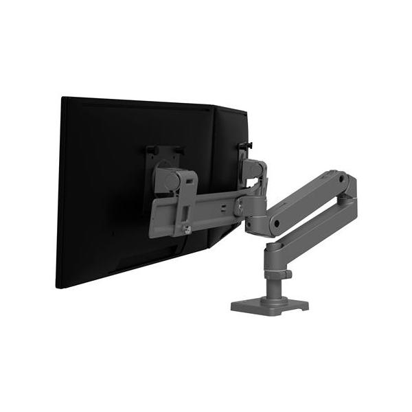 Ergotron Lx Pro - Befestigungskit (gelenkarm) - Modular - Für 2 LcD-Displays - Dunkelgrau - Bildschirmgröße: Bis Zu 68,6 Cm (bis Zu 27 Zoll)