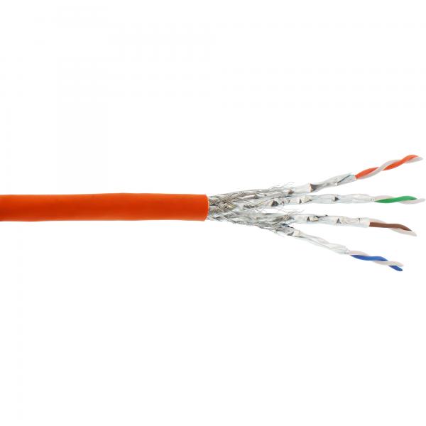 Inline Verlegekabel Cat.7a - S/ftp (pimf) 4x2x0,58 Awg23 - 1200mhz - Lszh - 300m