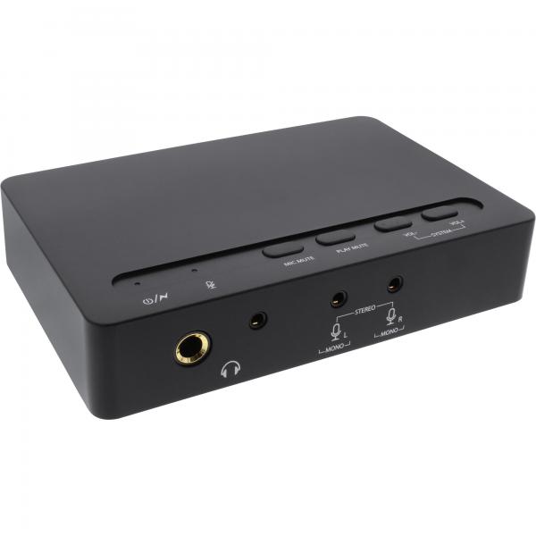 Inline Usb 2.0 Soundbox 7.1 - 48khz / 16-Bit - Mit Toslink Digital In / Out