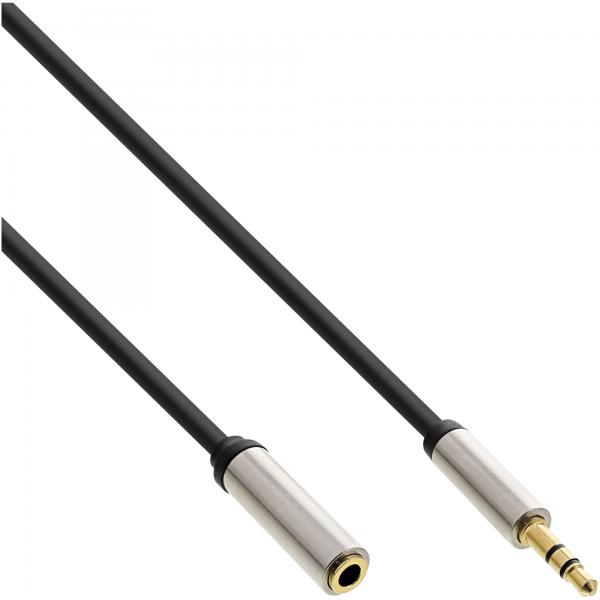 Inline Slim Audio Kabel Klinke 3,5mm St/bu - Stereo - 10m