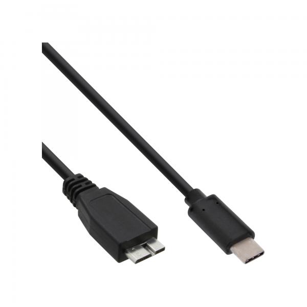 Inline Usb 3.2 Gen.1x2 Kabel - UsB-C Stecker An MicrO-B Stecker - Schwarz - 2m