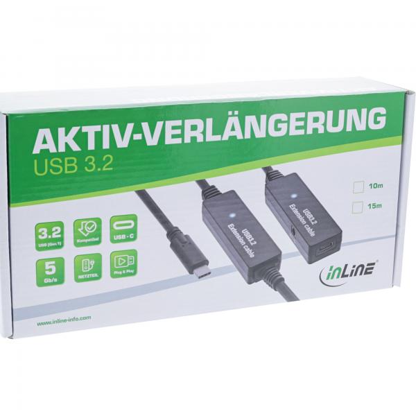 Inline Usb 3.2 Gen.1 AktiV-Verlängerung - UsB-C Stecker An UsB-C Buchse - 15m - Image 4