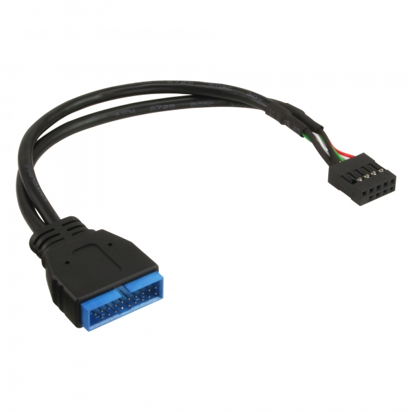 Inline Usb 2.0 Zu 3.0 Adapterk. Int. - Usb 2.0 Mainb./usb 3.0 Int. - 0,15m