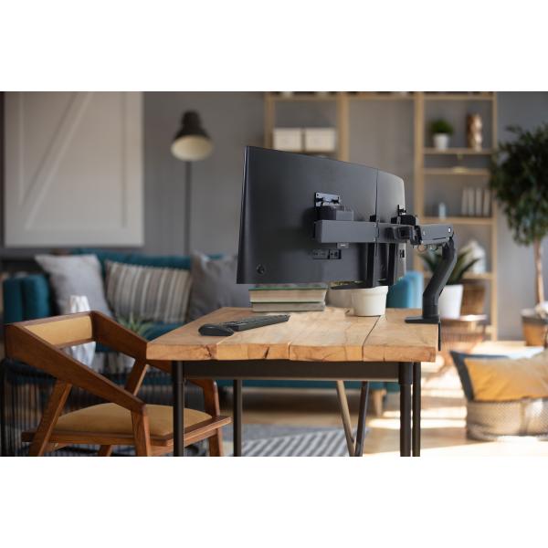 Ergotron Hx - Befestigungskit (griff, Gelenkarm, Spannbefestigung Für Tisch, Tischplattenbohrung, 2 Drehgelenke, Befestigungsteile, Verlängerungsteil - Image 4