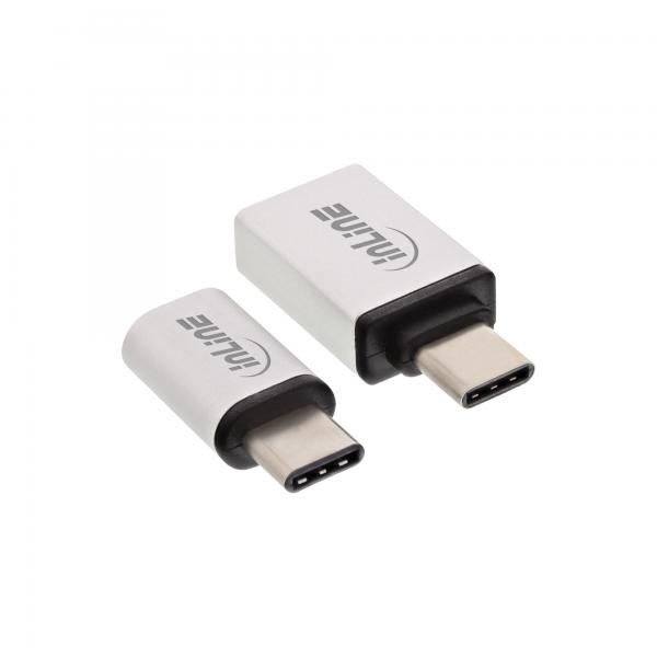 Inline Usb AdapteR-Set UsB-C An Usb 2.0 MicrO-B & Usb 3.2 Gen.1 UsB-A