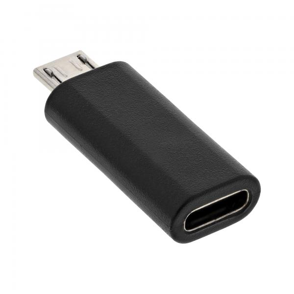 Inline Usb 2.0 Adapter - MicrO-Usb Stecker Auf UsB-C Buchse