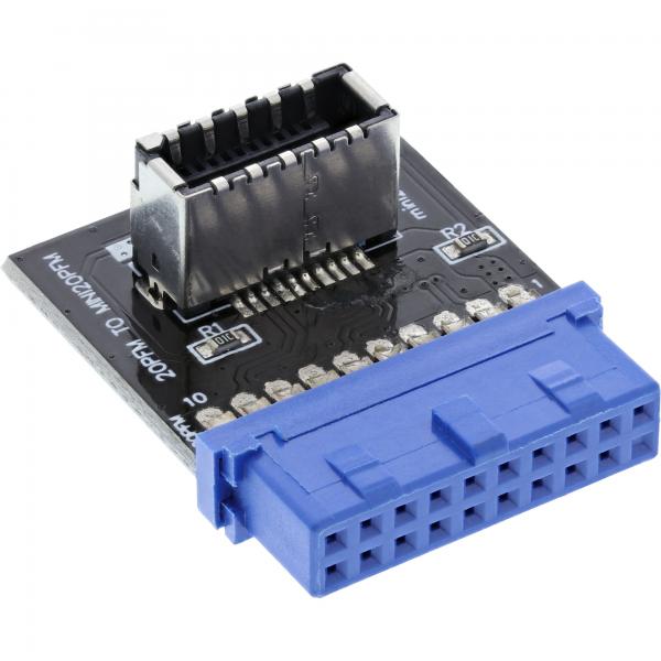 Inline Usb 3.0 Zu Usb 3.1 Frontpanel KeY-A Adapter Intern