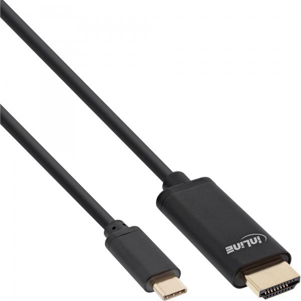 Inline Usb Display Kabel - UsB-C Stecker Zu Hdmi Stecker - 1m