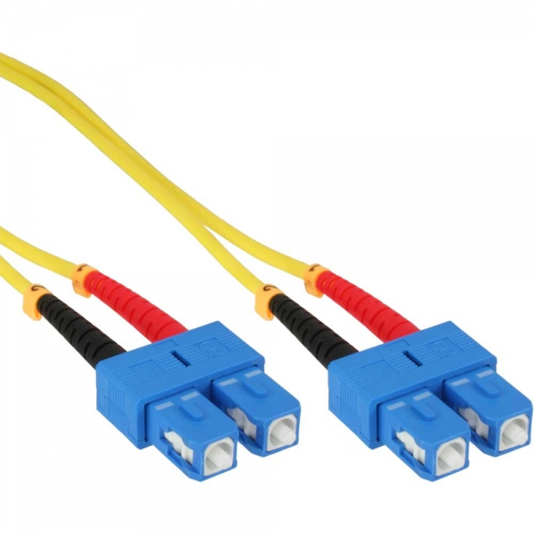 Cavo Duplex In Fibra Ottica Inline - Sc/sc - 9/125µm - Os2 - 2m